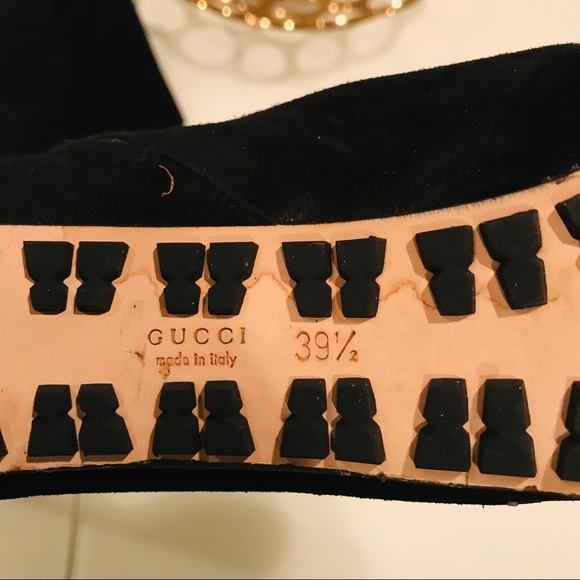 GUCCI Anouk Suede Knee High Boots 323847 - Picture 4 of 8